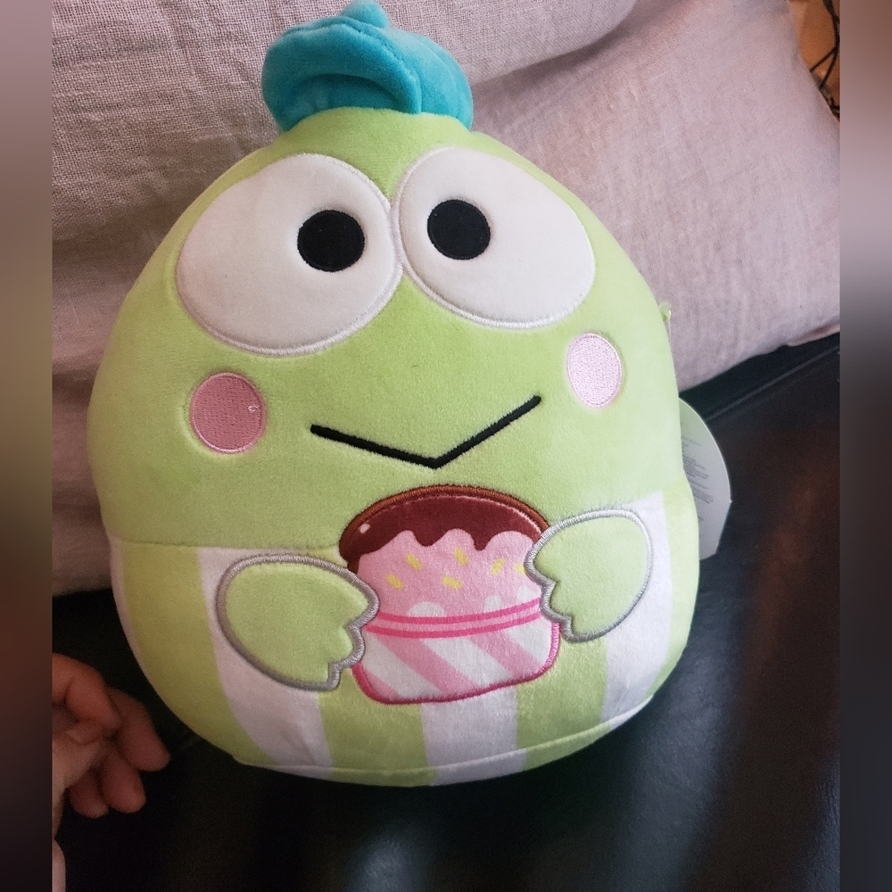 NWT 8"Squishmallow kerropi hello kitty and friends